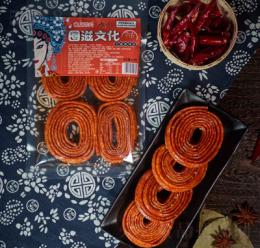 食上功夫圈滋文化辣条休闲食品调味面制品芝麻香辣味125g