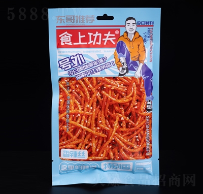 食上功夫辣条休闲食品招商追剧怀旧零食香辣丝1箱×92克×70包